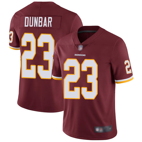 Washington Redskins Limited Burgundy Red Youth Quinton Dunbar Home Jersey NFL Football #23 Vapor->youth nfl jersey->Youth Jersey
